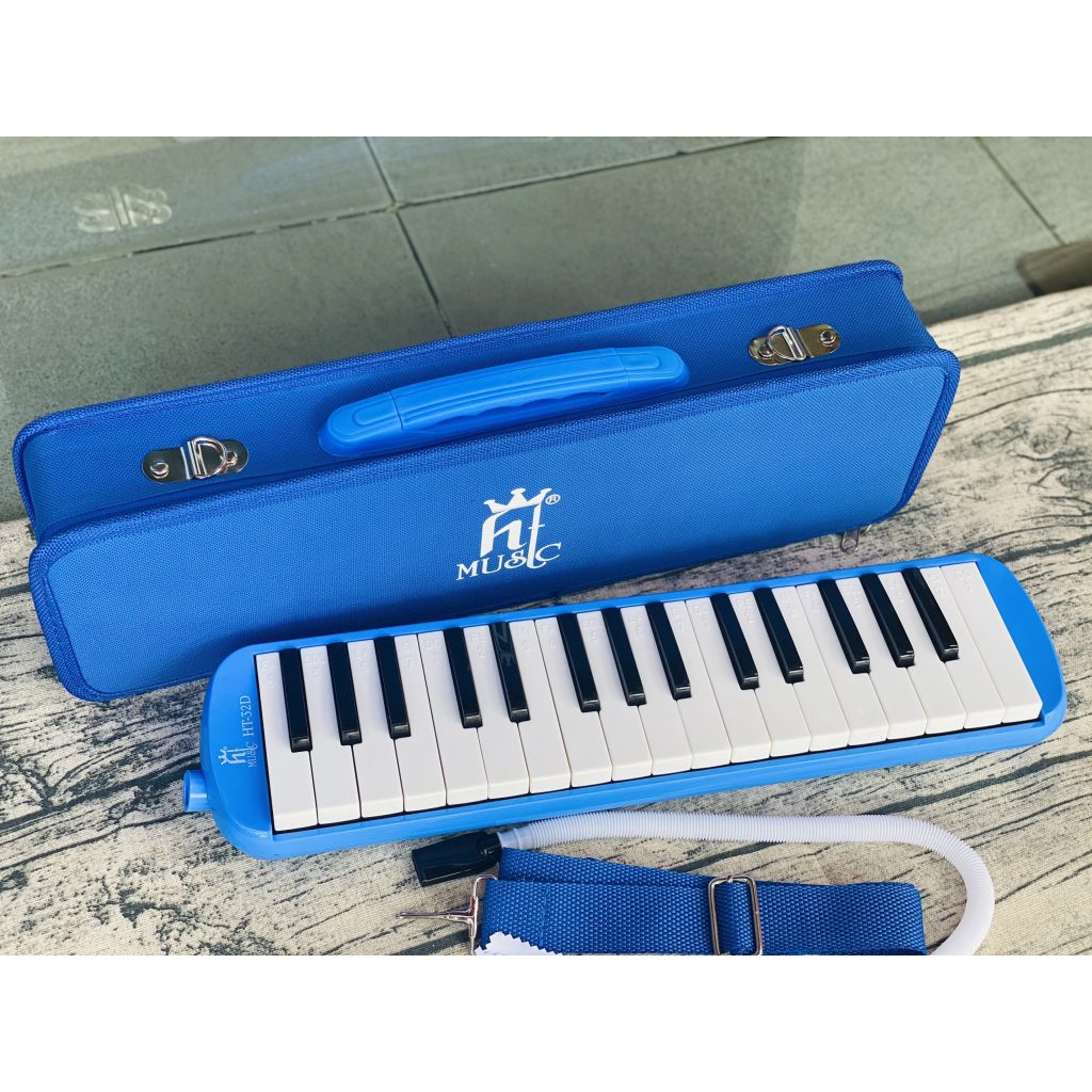 Kèn Melodion -  Melodica 32 & 37 Phím HT-MUSIC HT-32D & HT-37D Kèm Hộp Đựng, Quai Xách, Ống Thổi