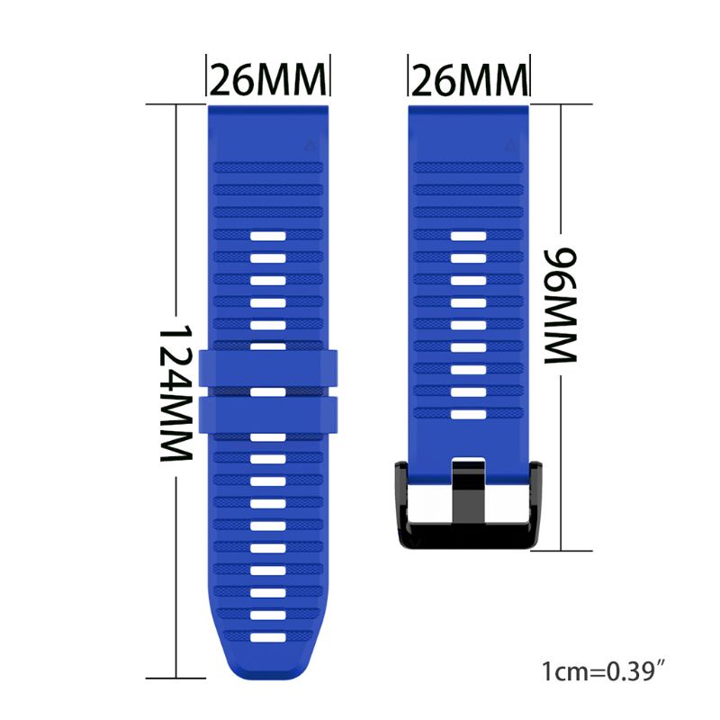 Dây Đeo Thoáng Khí Chống Nước Và Mồ Hôi Cho Đồng Hồ Thông Minh Fenix6X 5X 3 Descent MK1