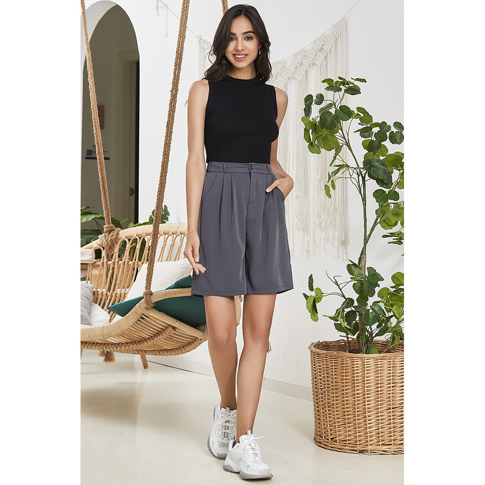  Áo không tay Lovito màu trơn đơn giản L02111 (xanh lá/đen) | BigBuy360 - bigbuy360.vn