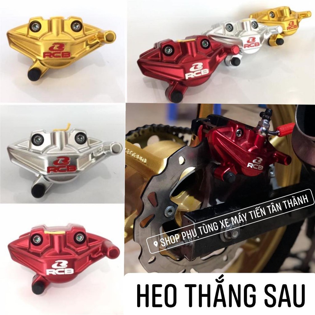 Heo thắng phanh sau  S45 RCB [TẶNG KÈM bố thắng sau] chính hãng xe ex135 ex150 raider mzx WINNER