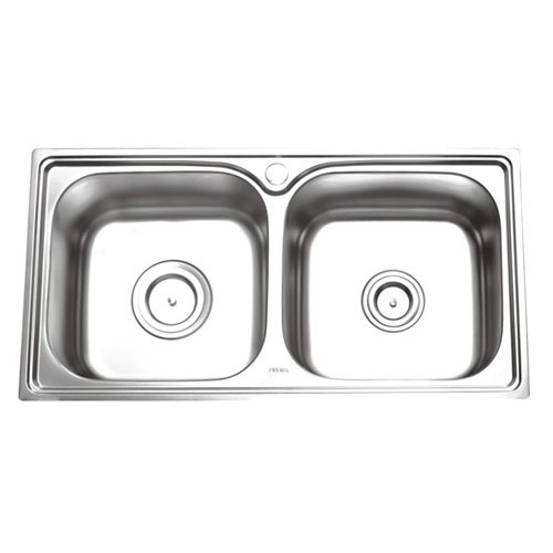 Chậu rửa bát cao cấp inox 100%, 2 hộc, (78x43x23)cm, bồn rửa , bảo hành 3 năm