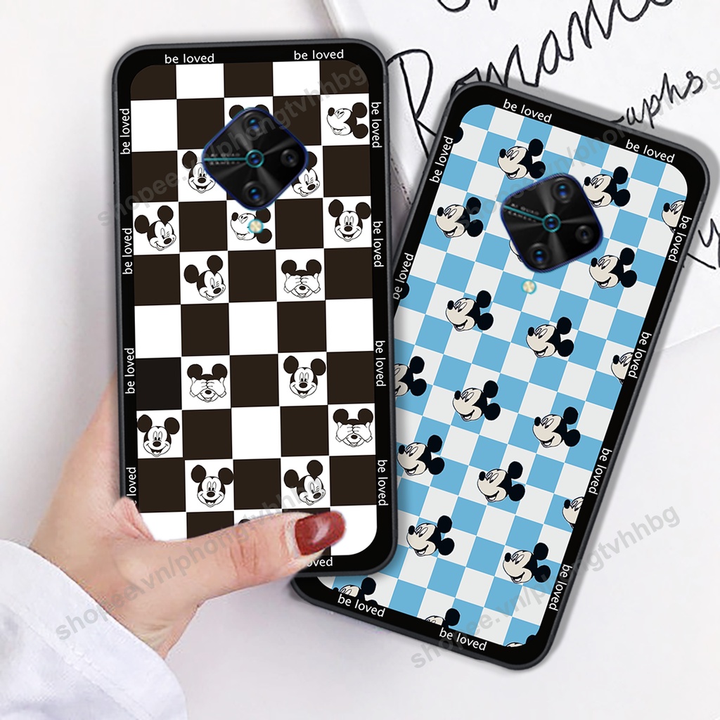 Ốp lưng Vivo S1 / S1 Pro  ốp họa tiết trái tim caro, chuột mikey thể thao cực đẹp cute cực bền bỉ