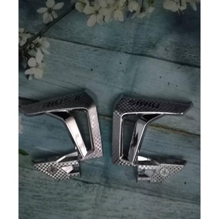 cặp ốp gác chân sau mạ crom xe sirius fi