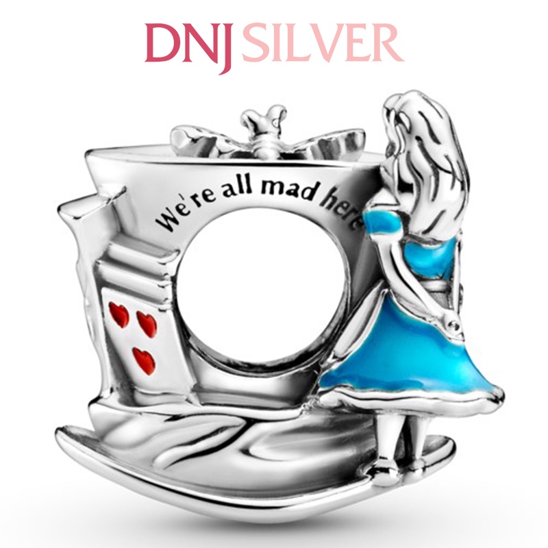 [Hàng cao cấp] Charm bạc 925 cao cấp, hàng chuẩn bạc - Charm The Mad Hatter's Tea Party thích hợp để mix vòng tay charm