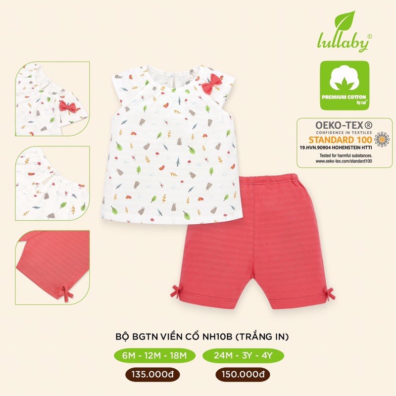 [ HOT SALE] Bộ Cộc Lullaby Cho Bé Trai Bé Gái