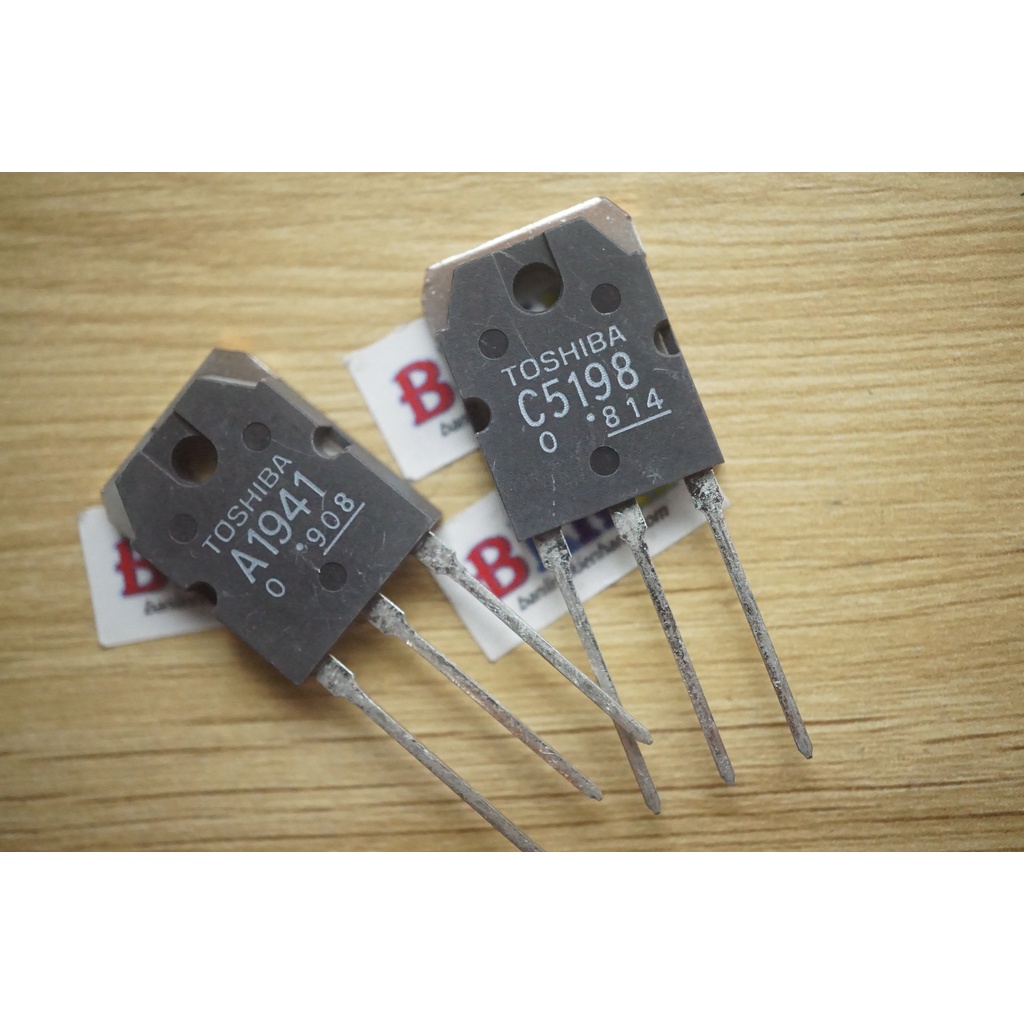Transistor Di Potenza A1941 E C5198 - Coppia NPN/PNP, 120V 11A, TO-3PN