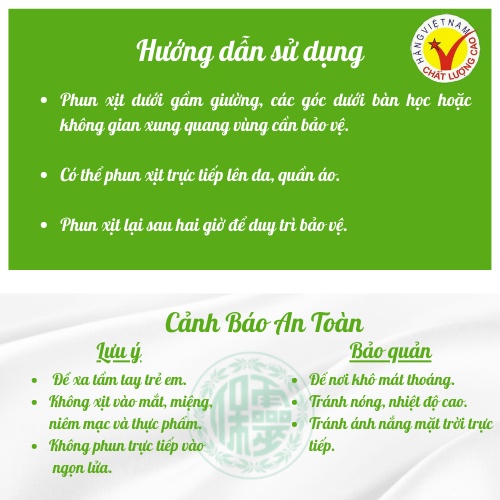 Bình Xịt Muỗi Fly away Bảo Linh 30ml - Flyaway thảo dược hoàn toàn, an toàn, hiệu quả, xịt đuổi côn trùng