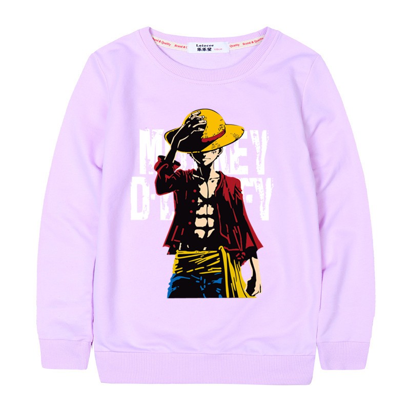 Áo Hoodie Cổ Tròn In Hình Nhân Vật luffy Trong One Piece Phong Cách Nhật Bản | BigBuy360 - bigbuy360.vn