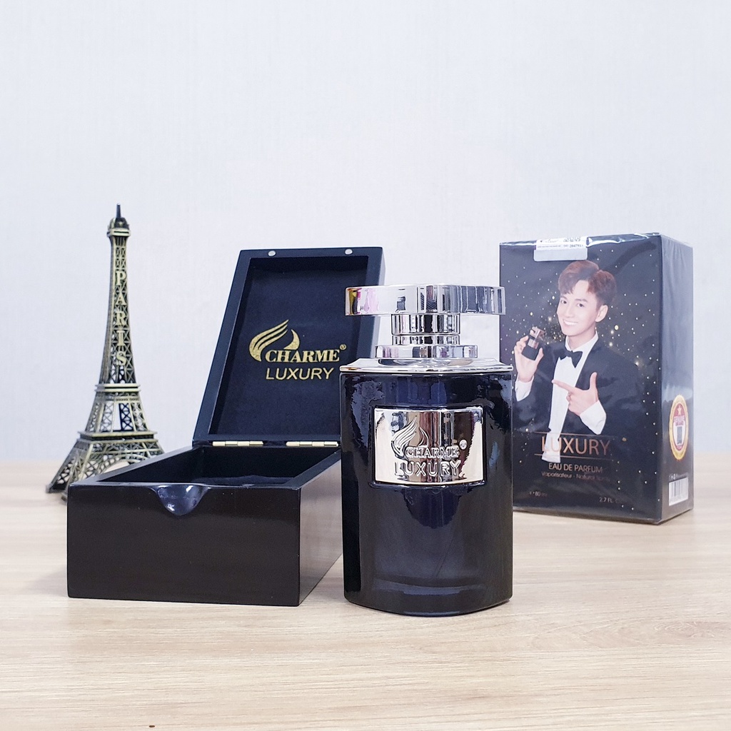 Nước hoa nam Charme Luxury 80ml Tươi sáng Năng động Sảng khoái