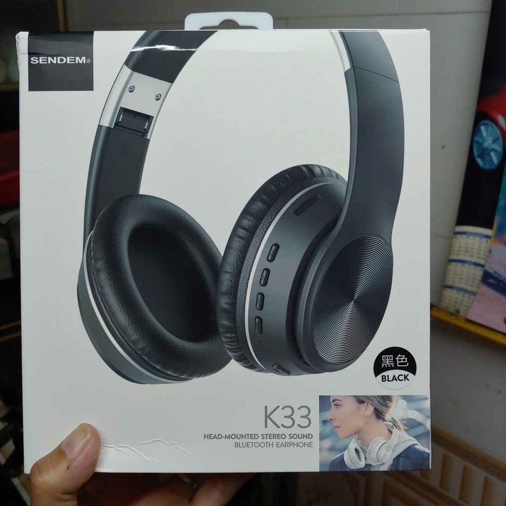 Tai nghe chụp tai Bluetooth không dây/có dây SENDEM K33