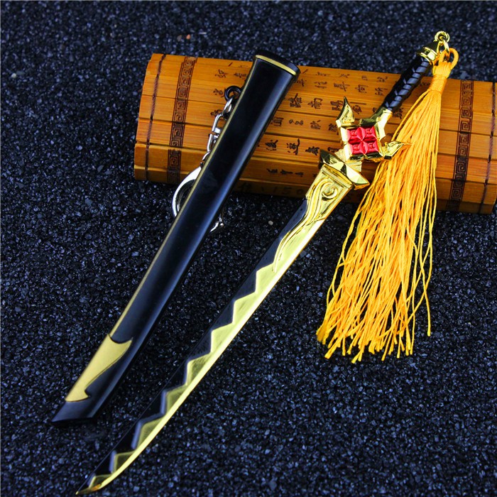 Mô hình móc khóa Katana samurai zoro từ 16cm đến 22cm