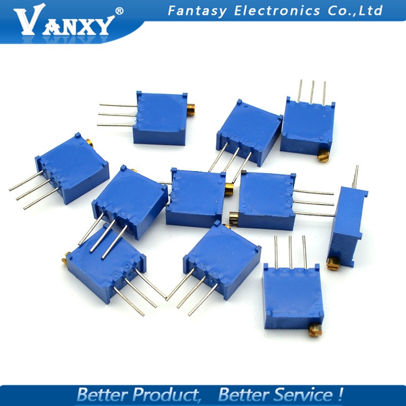 10 Chiết Áp 3296w 3296 50 100 200 500 Ohm 1k 2k 5k 10k 20k 50k 100k 200k 500k 1m Ohm 103 100r 200r 500r | BigBuy360 - bigbuy360.vn