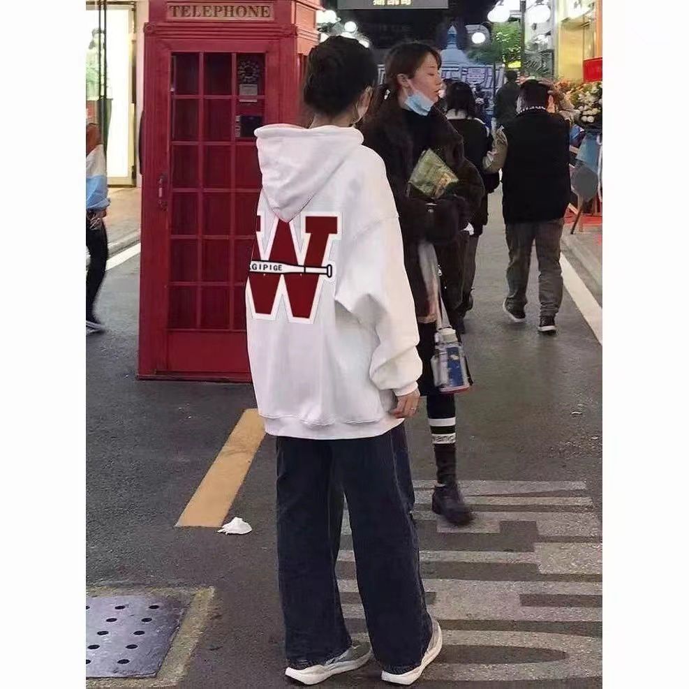 Áo Hoodie Dáng Rộng Thời Trang Phong Cách Hàn Quốc Cho Nam / Nữ