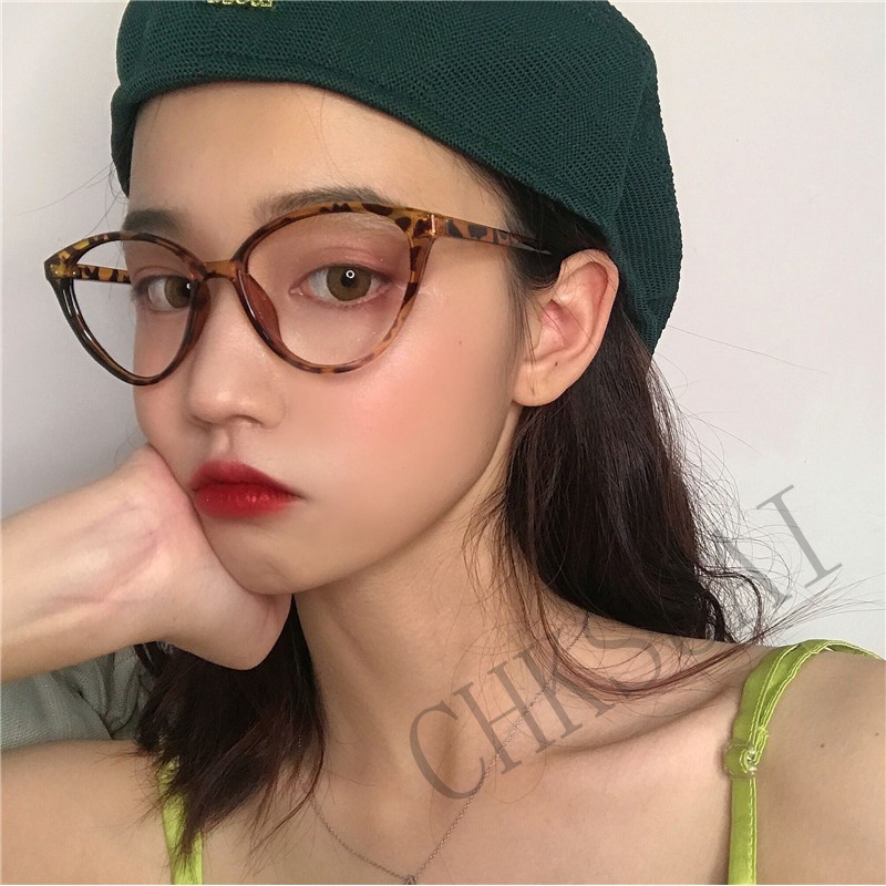 Kính Mắt Mèo Chống Bức Xạ Phong Cách Retro