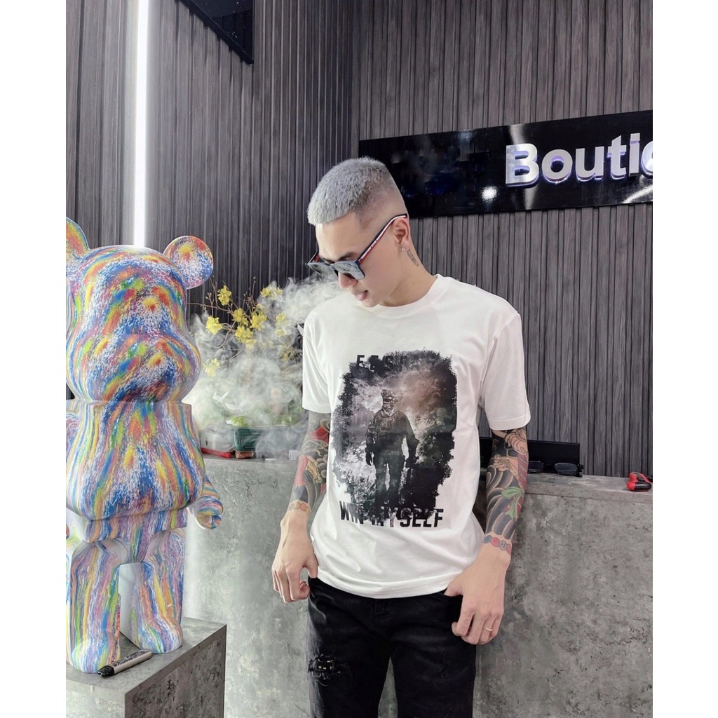 ( hàng mới ) áo thun tay lỡ hè in 5D FESFAT chiến binh phong cách bụi bặm đường phố mã FREESHIP hot trend hè 2022