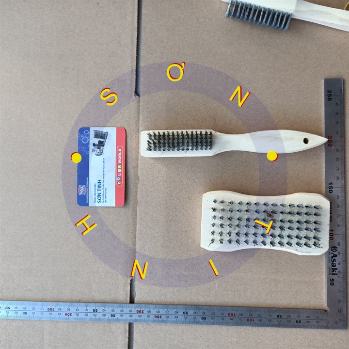 Bàn chải, cọ răng sắt