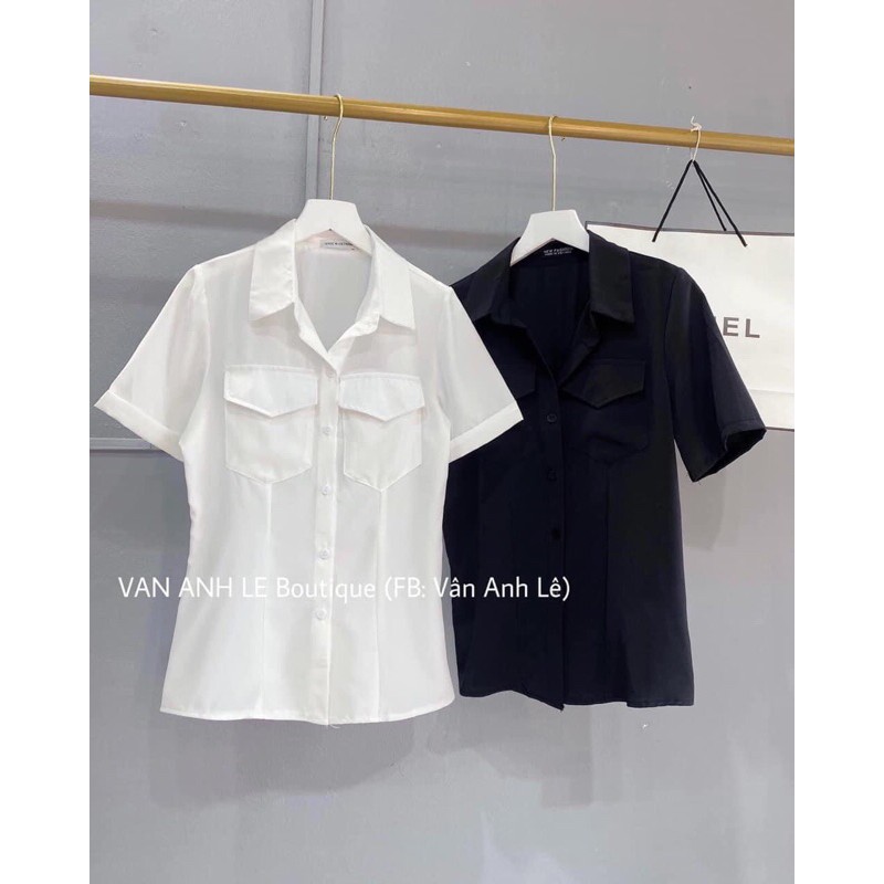 áo sơ mi cổ vest free size