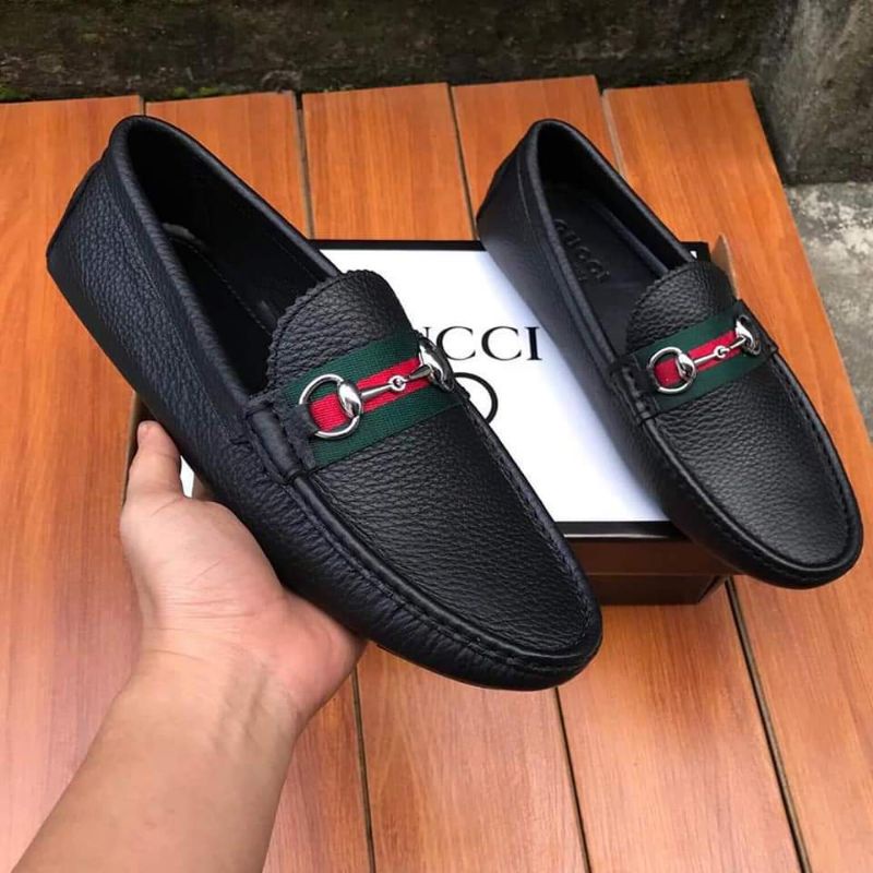 Giày Lười Nam da thật -Phong cách trẻ trung năng động-- Bảo hành 12 tháng.