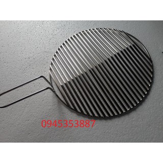 Vỉ nướng inox song ngang dùng cho bếp nướng ưu điểm tiết kiệm thời gian cọ rửa