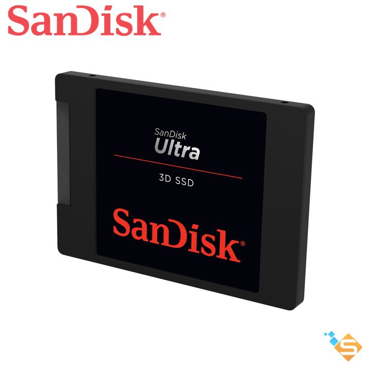 Ổ cứng SSD Sandisk Ultra 3D 500GB - 250GB 550MB/s 2.5" SATA III (Đen) - Bảo Hành Chính Hãng 5 Năm