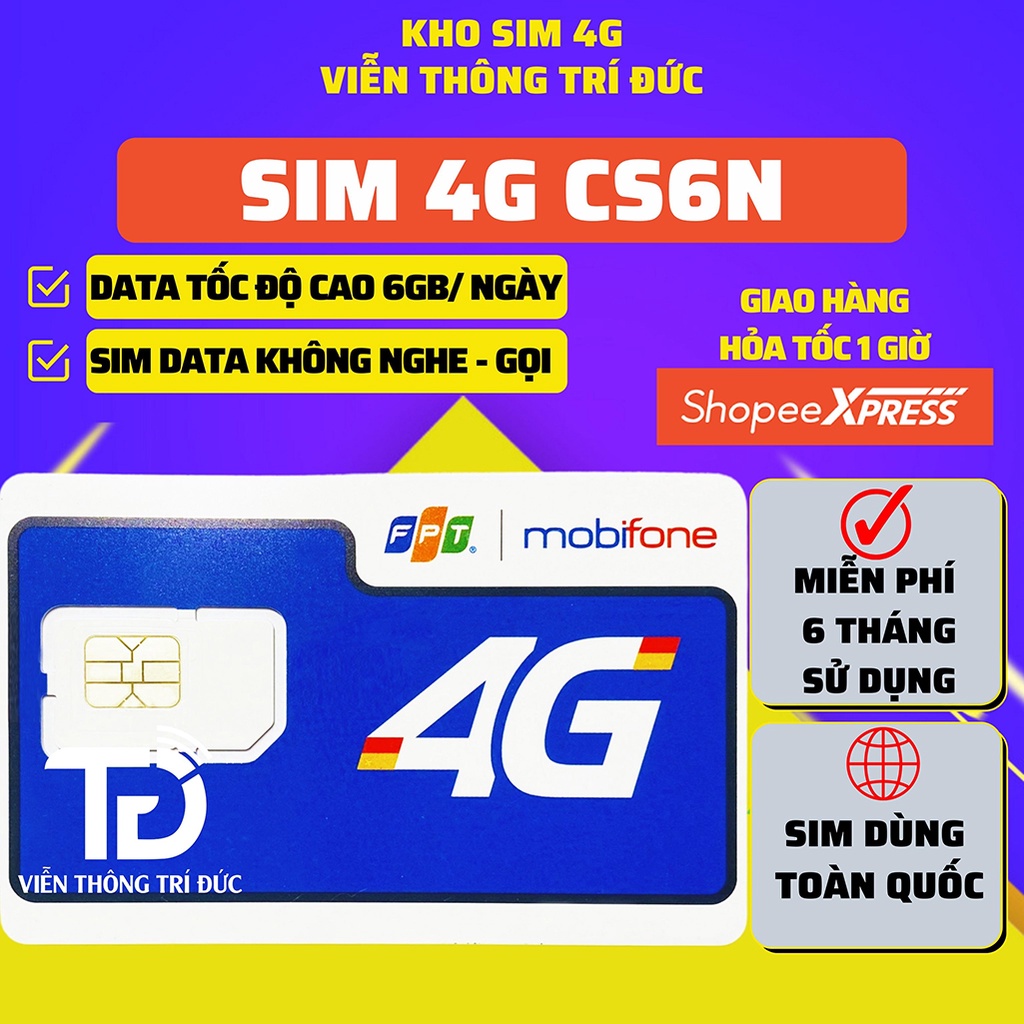 Sim 4G Mobifone C90N Data 4Gb/Ngày, Gọi miễn phí. Sim CS3N/CS6N/12FD50/DTHN/12DTHN PHÁT WIFI MAX BĂNG THÔNG GIÁ RẺ