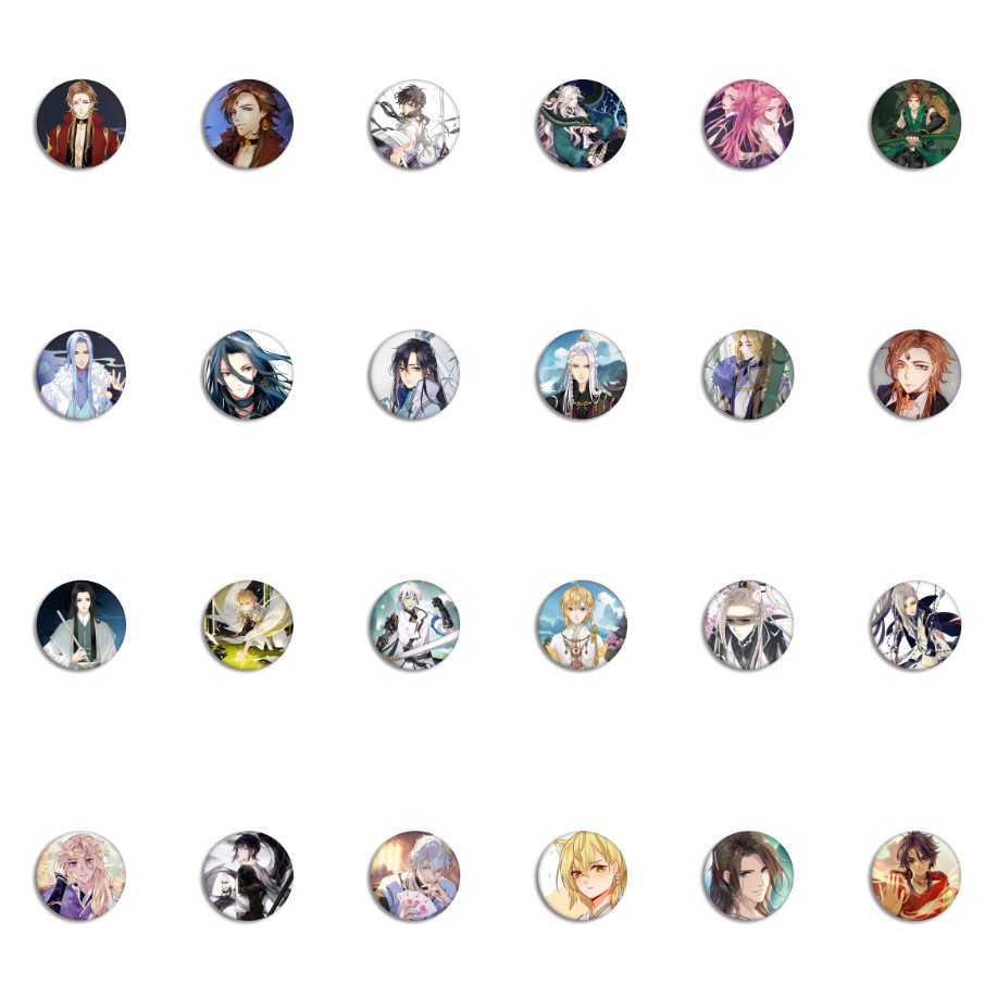 (nhiều mẫu) Huy hiệu cài áo IN HÌNH Albireo game chibi dễ thương xinh xắn