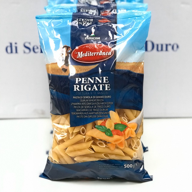 Mỳ Penne Rigate - Mỳ ống vát - mỳ spaghety - Mỳ Ý