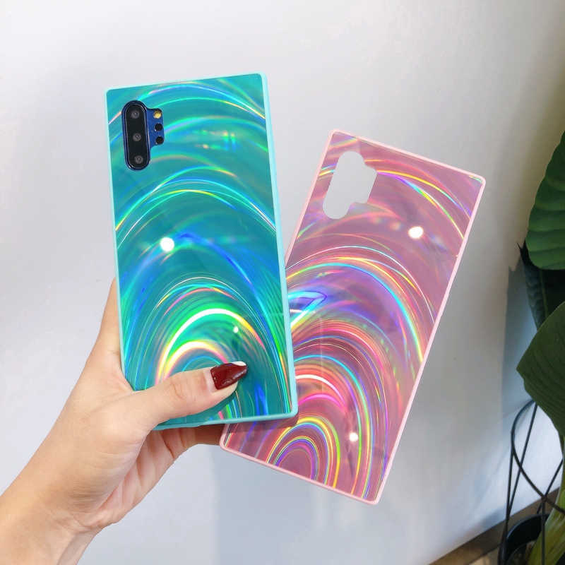 Ốp điện thoại màu sắc cầu vồng gradient cho Samsung Galaxy Note 10+ 9 8 A10 A20 A30 | BigBuy360 - bigbuy360.vn