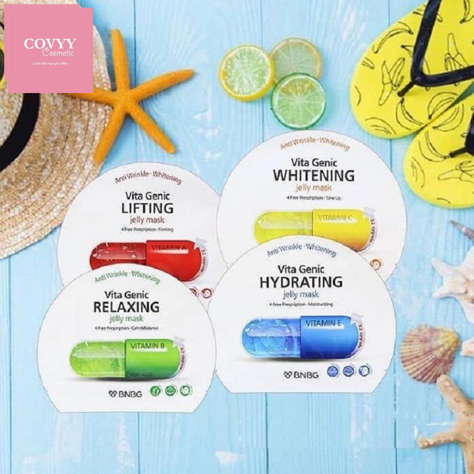 [1 HỘP] Mặt Nạ Giấy Banobagi Genic Jelly Mask 30ml x10m. | BigBuy360 - bigbuy360.vn