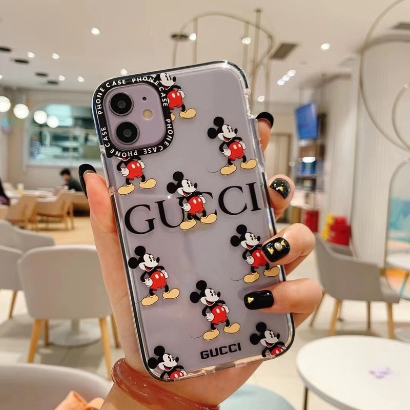 Ốp Điện Thoại Chống Va Đập In Hình Chuột Mickey Gucci Cho Iphone Se 11pro Xs Max Xr I8 I7