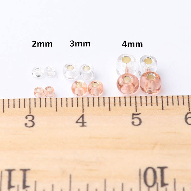 Set 300 Hạt Kính 3mm Dùng Làm Trang Sức Thủ Công