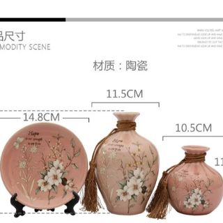 Bộ bình gốm sứ