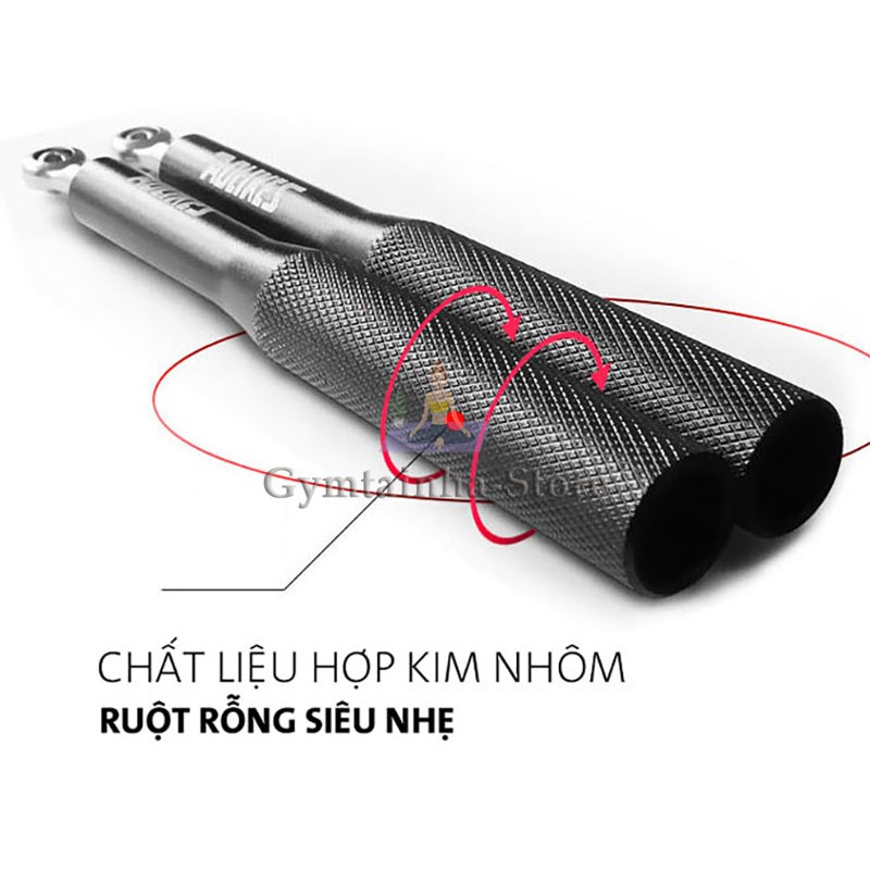 Dây Nhảy Cao Cấp Hợp Kim Nhôm Siêu Bền AOLIKES, Dây Nhảy Tập Thể Dục Cao Cấp, Dây Nhảy Thể Lực Giảm Cân Tại Nhà