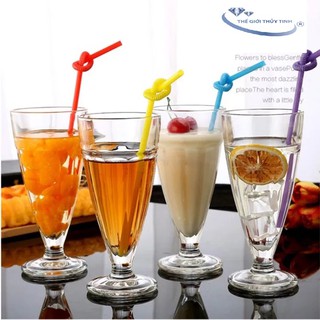Bộ 6 Ly Thủy Tinh Uống Sinh Tố 340ML - BGL024