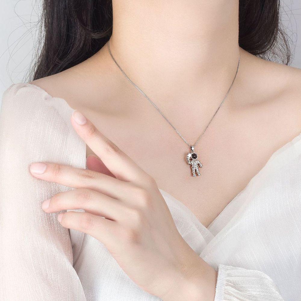 Vòng cổ Mặt Máy Chiếu LOMBARD Độc Đáo Thời Trang Cho Cặp Đôi|Vòng cổ Phong Cách Hàn Quốc