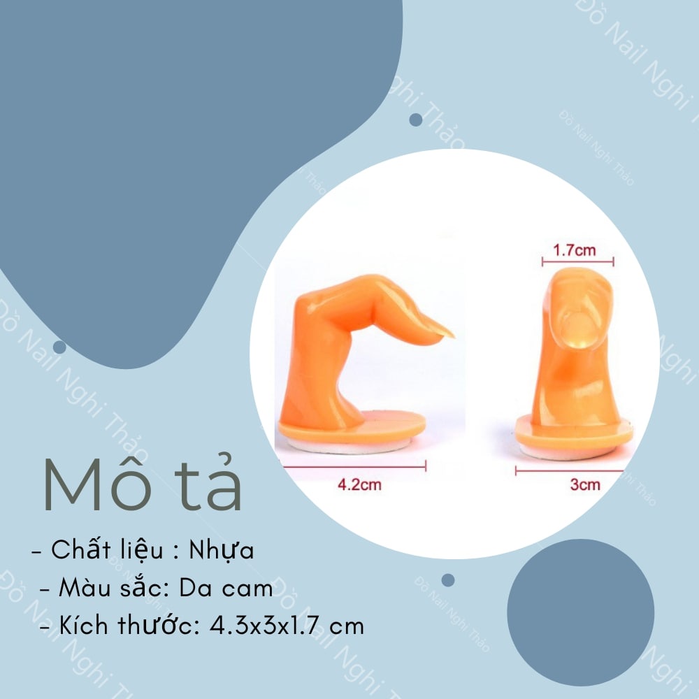 Ngón tay giả học nail