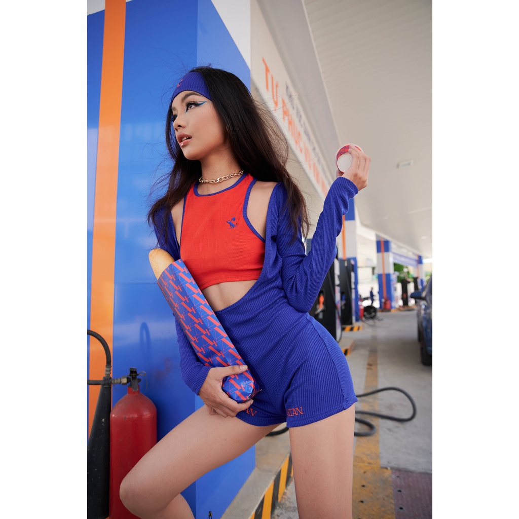 TARTAN - A95 Headband - Băng đô A95 hai màu cam và xanh dương