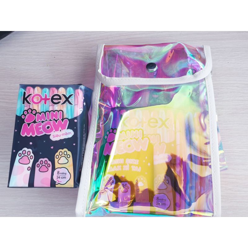 kotex mini meow (12 túi km 1 túi xinh xắn)