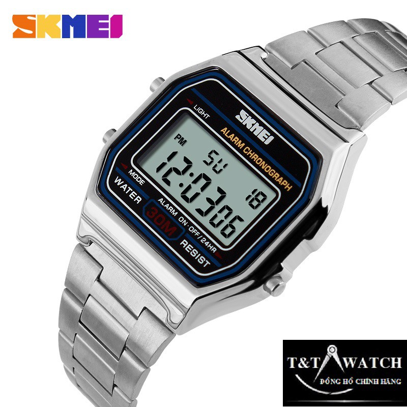ĐỒNG HỒ NAM-NỮ SKMEI 1123 ĐỒNG HỒ ĐIỆN TỬ, DÂY THÉP CAO CẤP KHÔNG GỈ | BigBuy360 - bigbuy360.vn