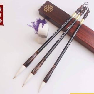 Bút lông Viết Thư Pháp Thư Hoạ Mã Não Kiêm Hào