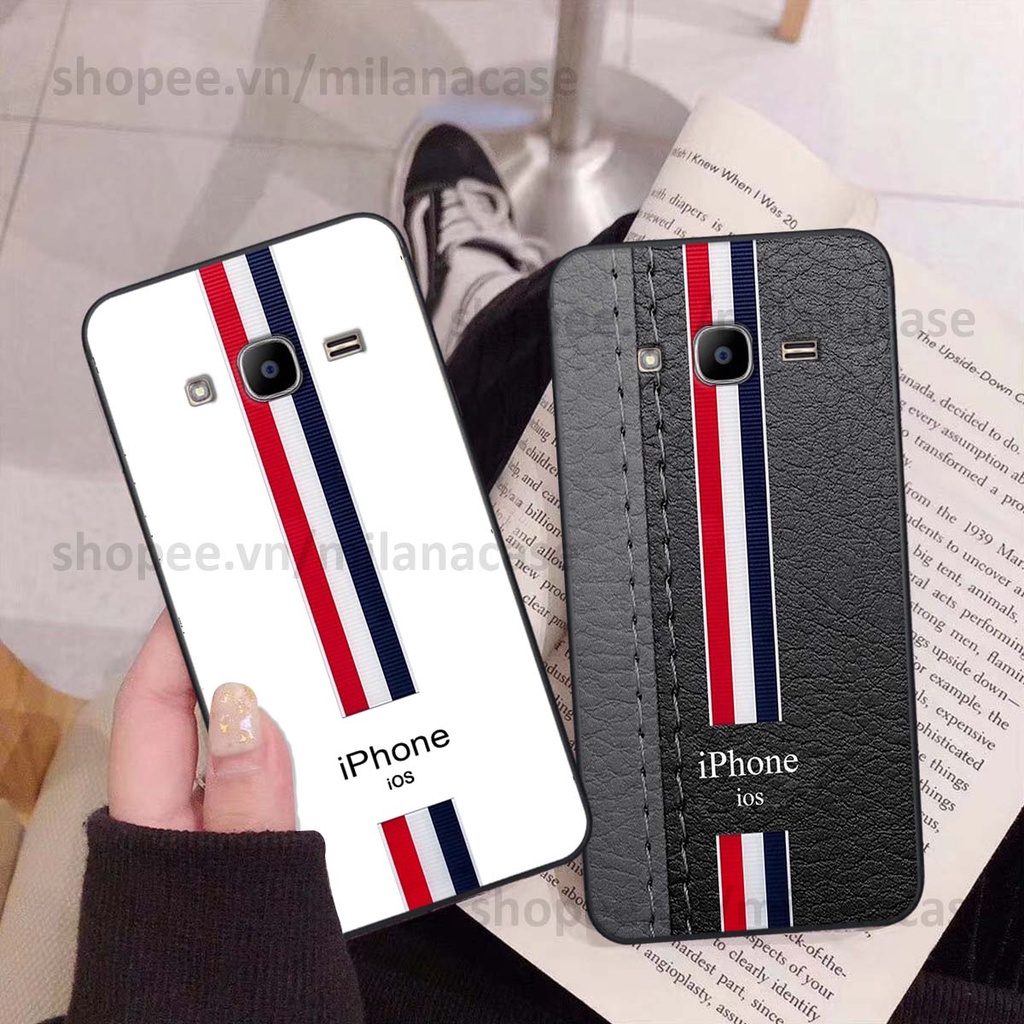 Ốp Samsung J2 Prime in giả da phong cách thể thao, cá tính, thời trang