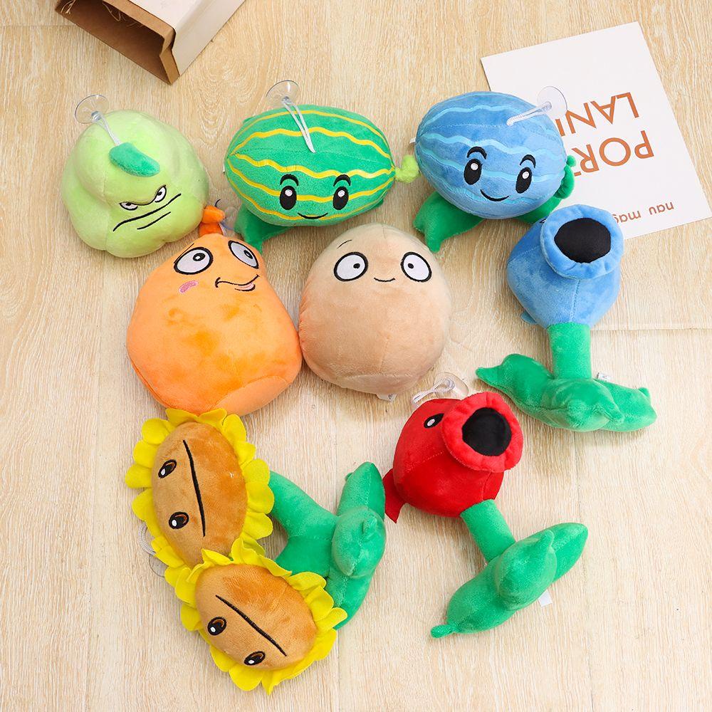 Búp Bê Nhồi Bông Hình Plants VS Zombies Màu Cầu Vồng