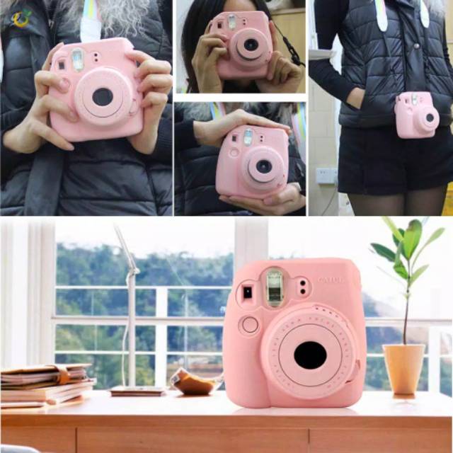 Bao Silicon Đựng Máy Ảnh Fujifilm Polaroid Instax Mini 8 & 9