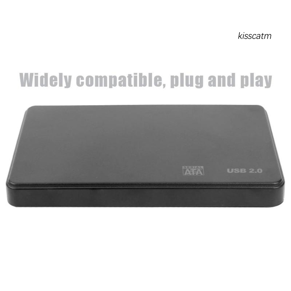 Hộp Đựng Ổ Cứng Ngoài USB 2.0 2.5inch SATA HDD SSD Cho PC Laptop | BigBuy360 - bigbuy360.vn