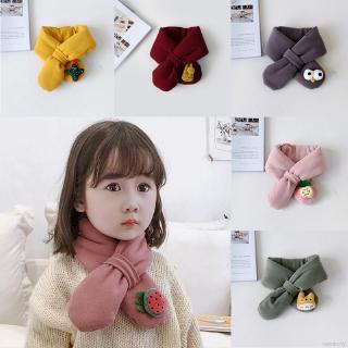Khăn choàng họa tiết hoạt hình phong cách Hàn Quốc cho bé