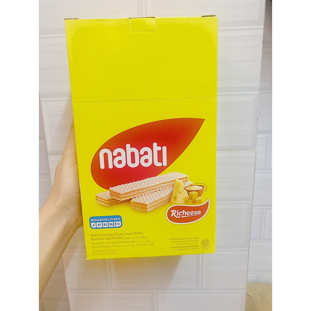 BÁNH KEM XỐP PHÔ MAI NABATI 2 SIZE