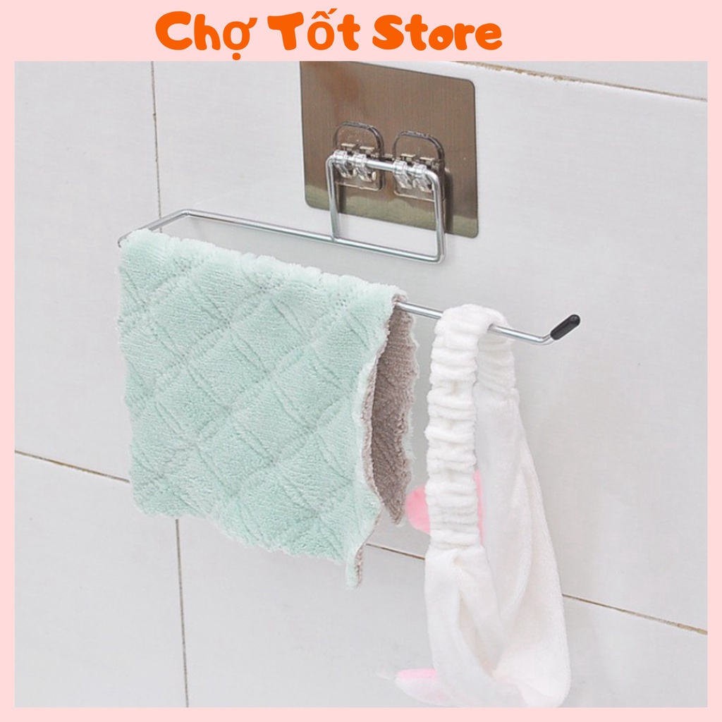 Thanh Móc Inox Treo Cuộn Giấy, Khăn Lau Bếp, Giấy Vệ Sinh Dán Tường Chắc Chắn 88304 Chợ Tốt Store