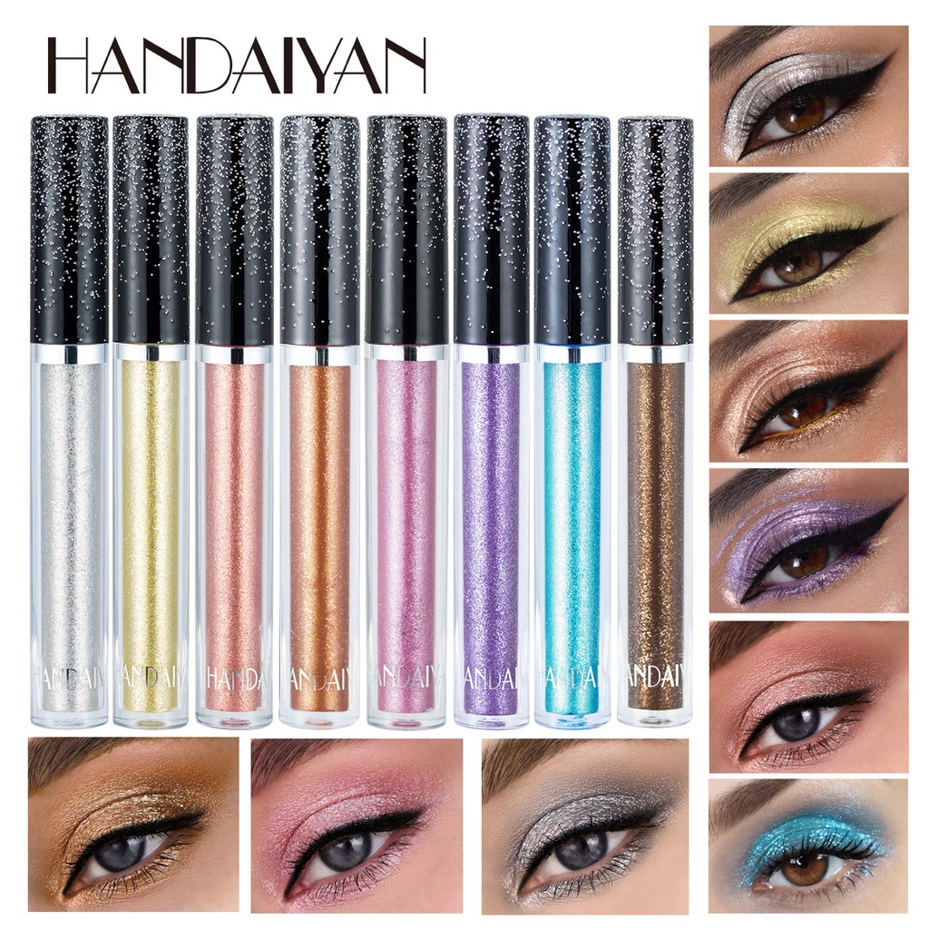 Nhũ Mắt Lấp Lánh Bền Màu HANDAIYAN 12 Nhiều Màu Cho Đôi Mắt Thêm Quyến Rũ 2,5ml F5