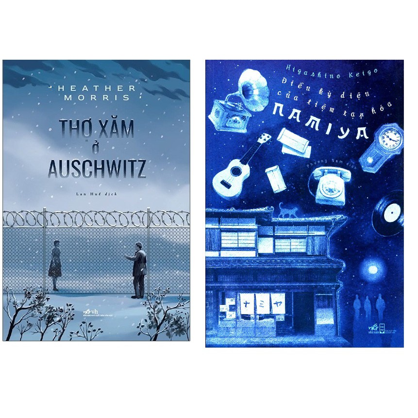 Sách - Combo hai cuốn: Thợ xăm ở Auschwitz+ Điều Kỳ Diệu Của Tiệm Tạp Hóa