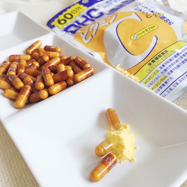 Viên Uống DHC Nhật Bản Bổ Sung Vitamin C Giúp Trắng Da, Mờ Thâm Nám, Giảm Mụn, Tăng Cường Sức Đề Kháng